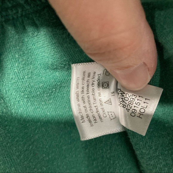 Hanna Andersson Green Velvet Frill Holiday Soft Dress Size 120 or 6 - Picture 2 of 10